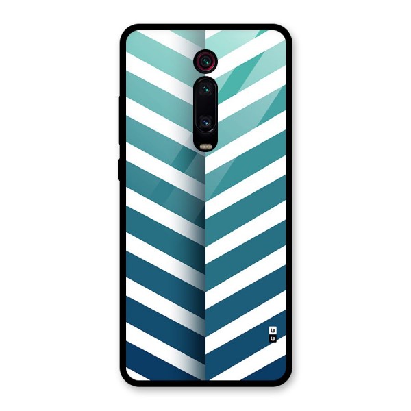 Awesome Angular Stripes Glass Back Case for Redmi K20 Pro