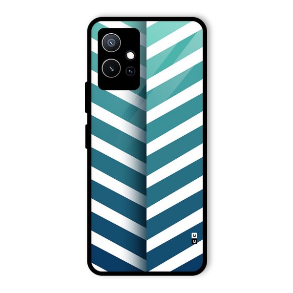 Awesome Angular Stripes Glass Back Case for Vivo T1 5G