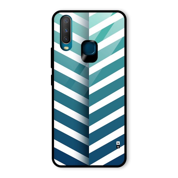 Awesome Angular Stripes Glass Back Case for Vivo U10