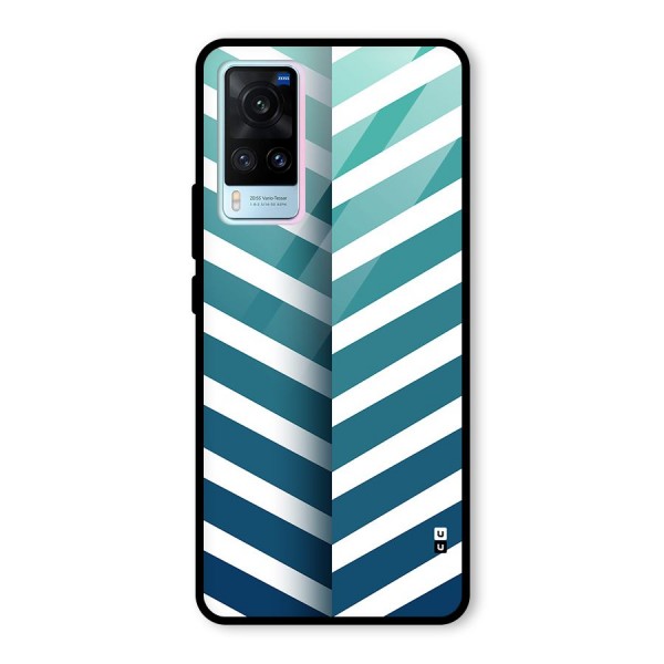 Awesome Angular Stripes Glass Back Case for Vivo X60