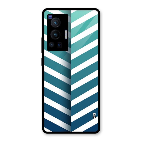 Awesome Angular Stripes Glass Back Case for Vivo X70 Pro