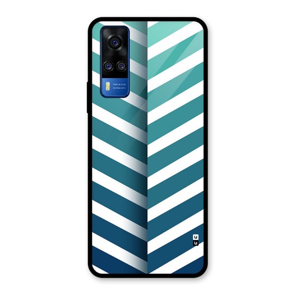 Awesome Angular Stripes Glass Back Case for Vivo Y51