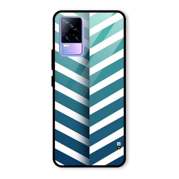 Awesome Angular Stripes Glass Back Case for Vivo Y73