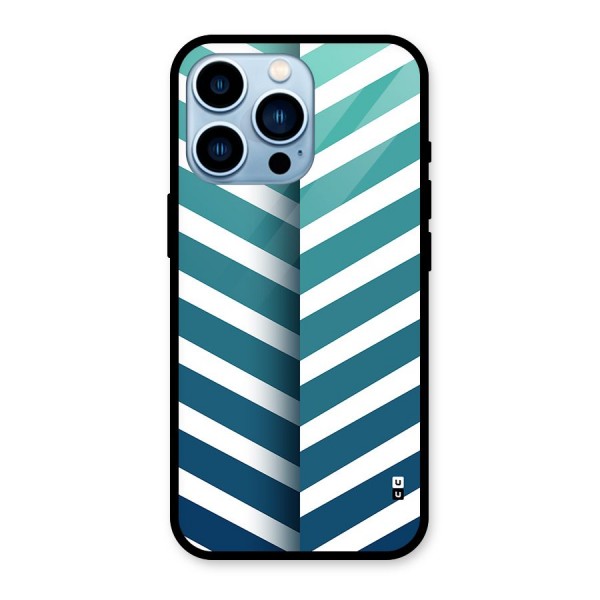 Awesome Angular Stripes Glass Back Case for iPhone 13 Pro