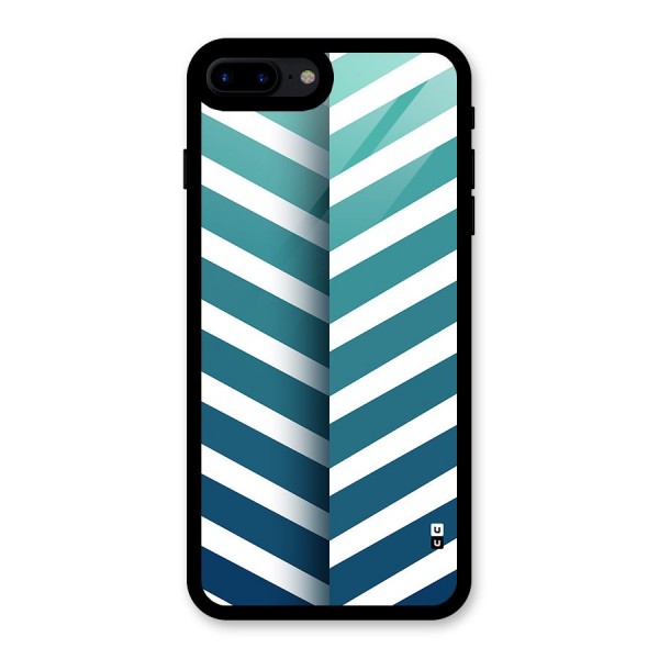 Awesome Angular Stripes Glass Back Case for iPhone 8 Plus