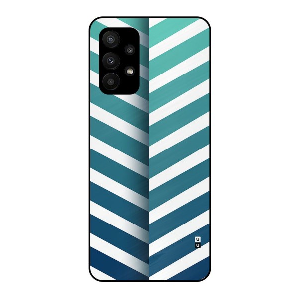 Awesome Angular Stripes Metal Back Case for Galaxy A23