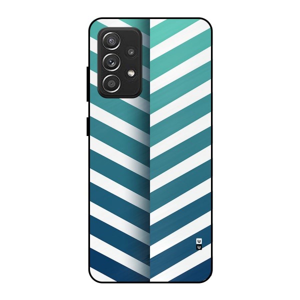 Awesome Angular Stripes Metal Back Case for Galaxy A52