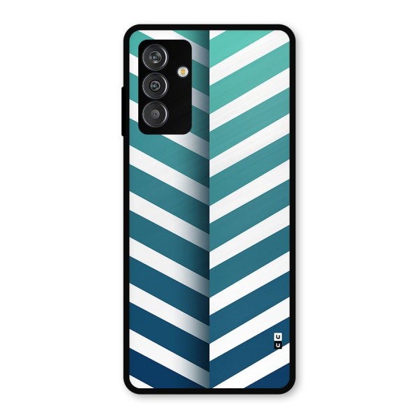 Awesome Angular Stripes Metal Back Case for Galaxy F13