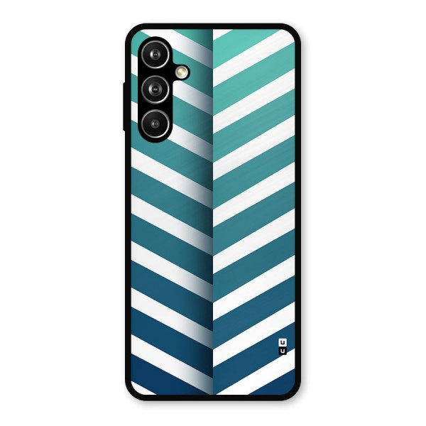 Awesome Angular Stripes Metal Back Case for Galaxy F54