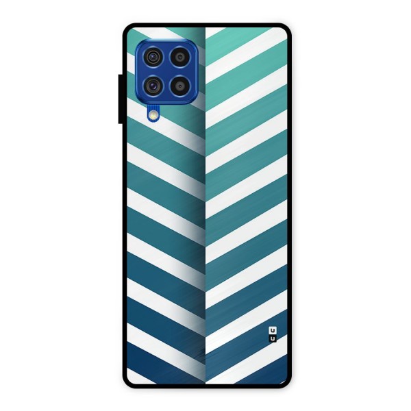 Awesome Angular Stripes Metal Back Case for Galaxy F62