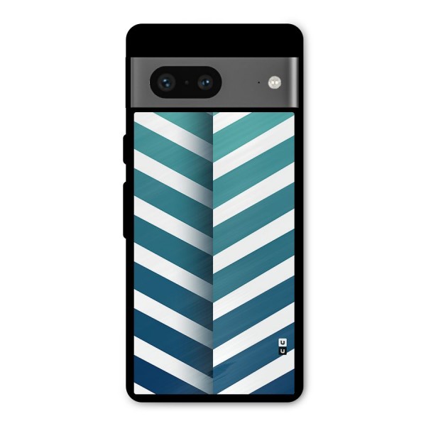 Awesome Angular Stripes Metal Back Case for Google Pixel 7