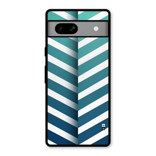 Awesome Angular Stripes Metal Back Case for Google Pixel 7a