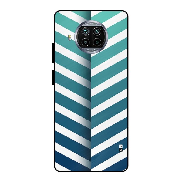 Awesome Angular Stripes Metal Back Case for Mi 10i