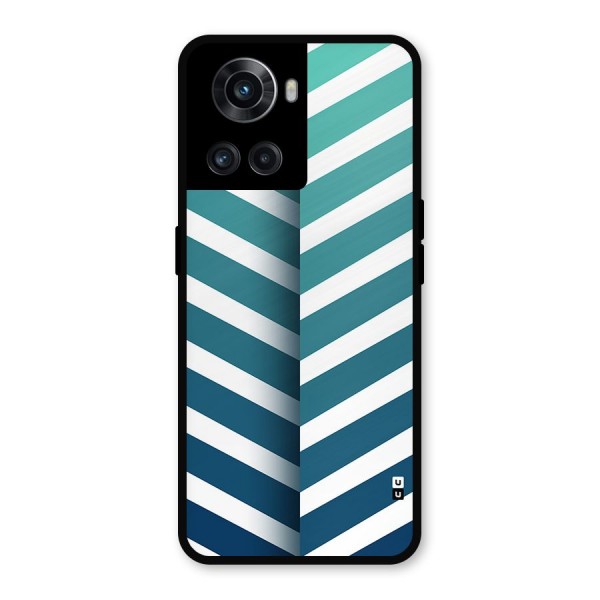 Awesome Angular Stripes Metal Back Case for OnePlus 10R