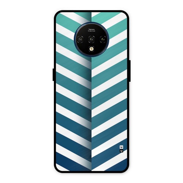 Awesome Angular Stripes Metal Back Case for OnePlus 7T