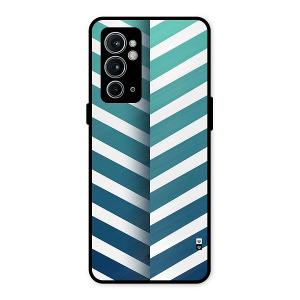 Awesome Angular Stripes Metal Back Case for OnePlus 9RT 5G