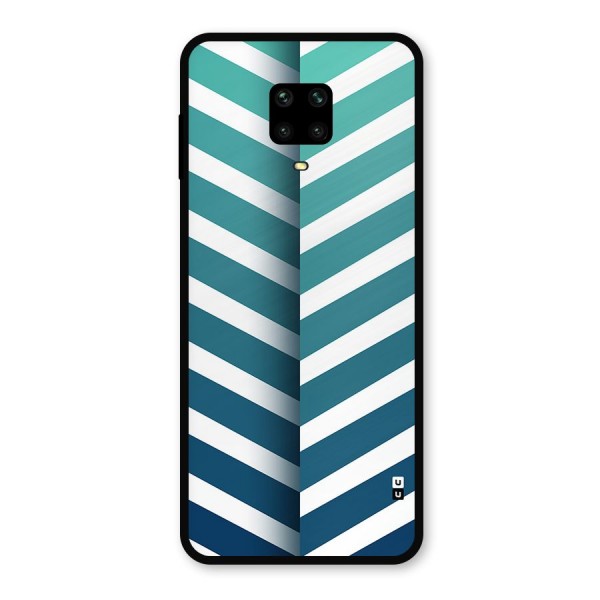 Awesome Angular Stripes Metal Back Case for Poco M2