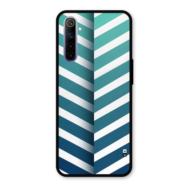 Awesome Angular Stripes Metal Back Case for Realme 6