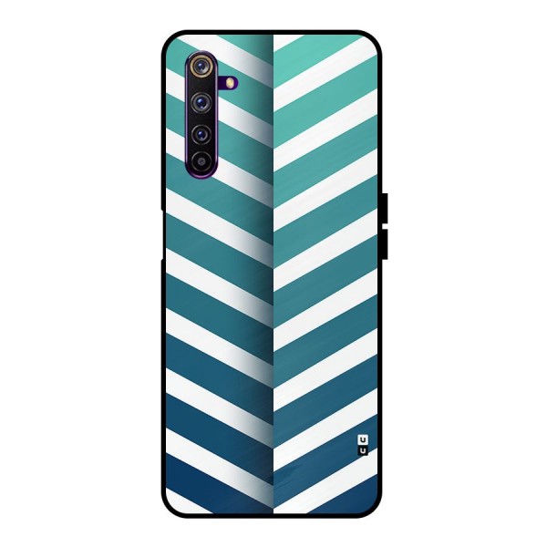 Awesome Angular Stripes Metal Back Case for Realme 6 Pro