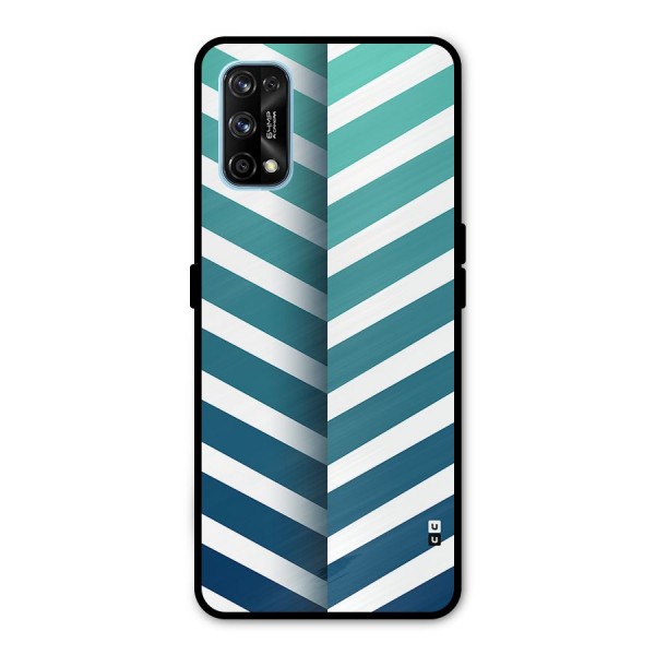 Awesome Angular Stripes Metal Back Case for Realme 7 Pro