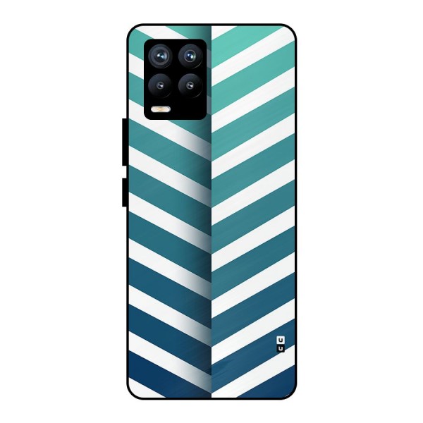 Awesome Angular Stripes Metal Back Case for Realme 8