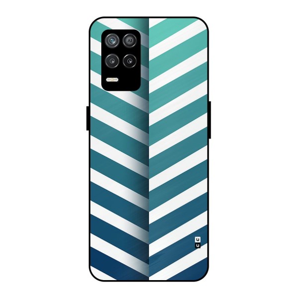 Awesome Angular Stripes Metal Back Case for Realme 8s 5G