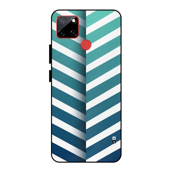 Awesome Angular Stripes Metal Back Case for Realme C12