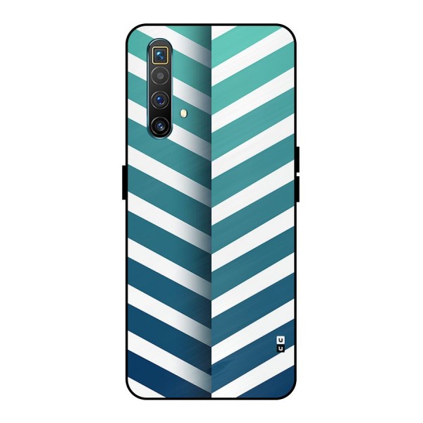 Awesome Angular Stripes Metal Back Case for Realme X3 SuperZoom