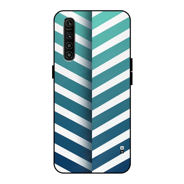 Awesome Angular Stripes Metal Back Case for Realme XT