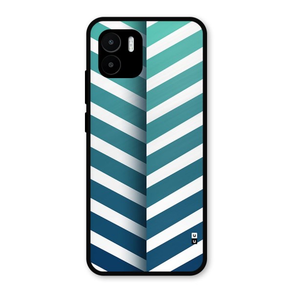 Awesome Angular Stripes Metal Back Case for Redmi A1