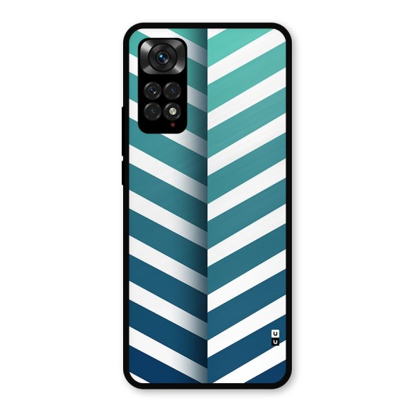 Awesome Angular Stripes Metal Back Case for Redmi Note 11