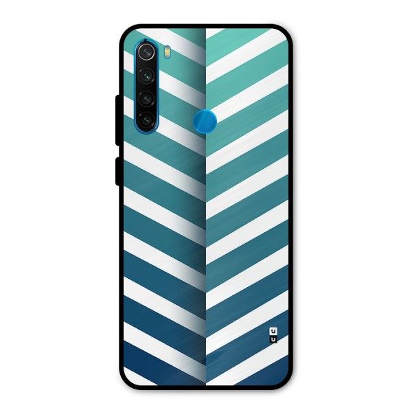 Awesome Angular Stripes Metal Back Case for Redmi Note 8