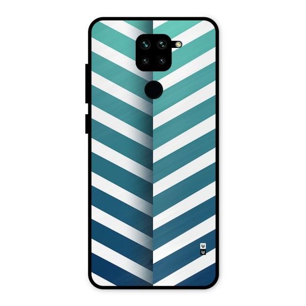 Awesome Angular Stripes Metal Back Case for Redmi Note 9