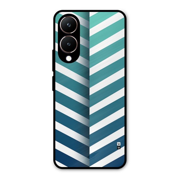 Awesome Angular Stripes Metal Back Case for Vivo Y28