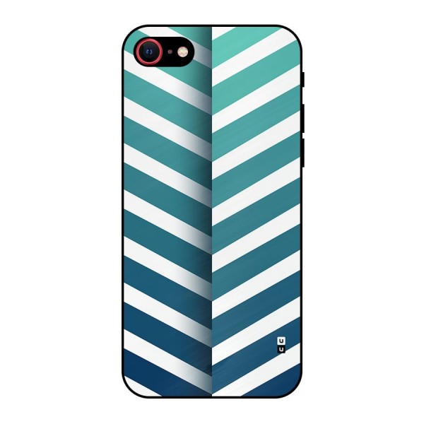 Awesome Angular Stripes Metal Back Case for iPhone 7