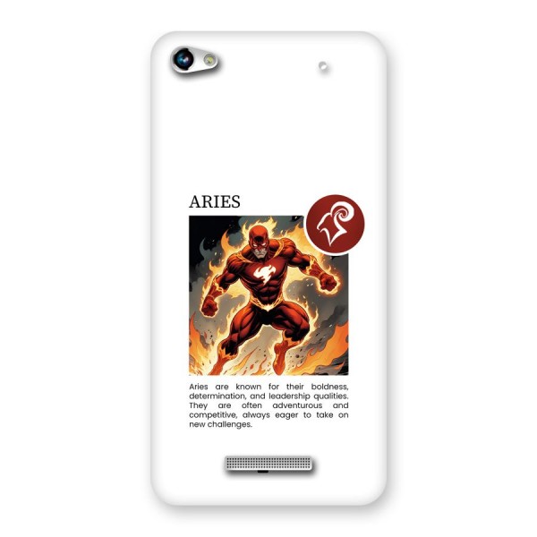 Awesome Aries Back Case for Canvas Hue 2 A316