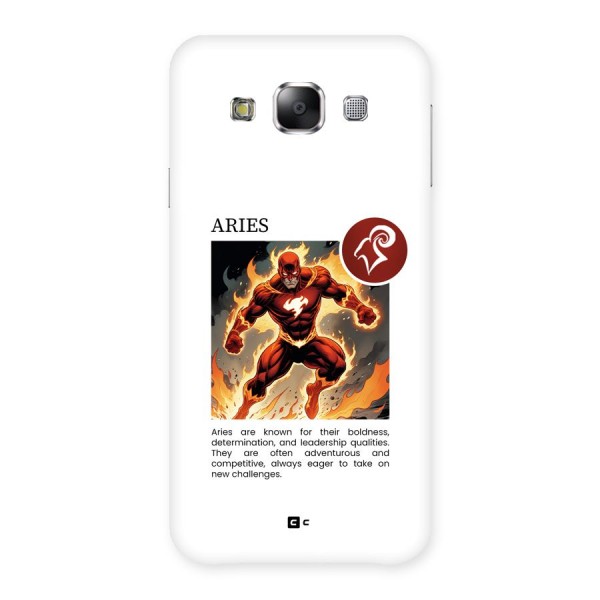 Awesome Aries Back Case for Galaxy E5