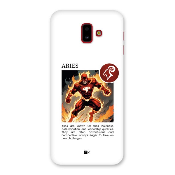 Awesome Aries Back Case for Galaxy J6 Plus