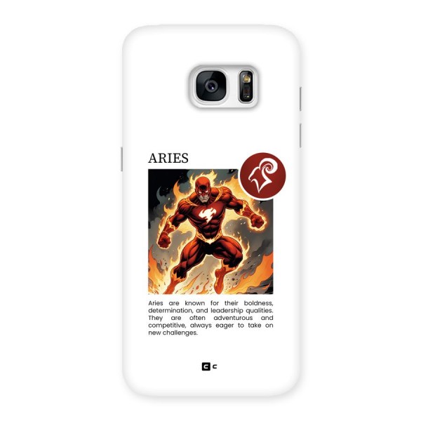 Awesome Aries Back Case for Galaxy S7 Edge