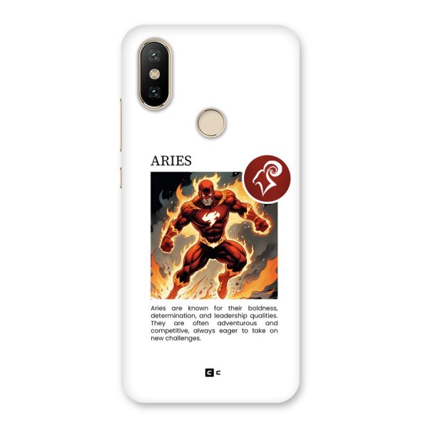 Awesome Aries Back Case for Mi A2