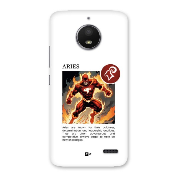 Awesome Aries Back Case for Moto E4