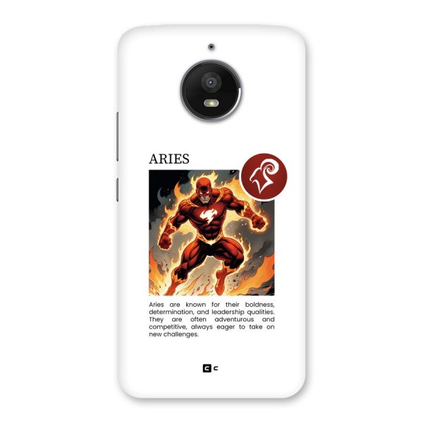 Awesome Aries Back Case for Moto E4 Plus