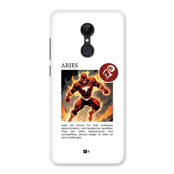 Awesome Aries Back Case for Redmi 5