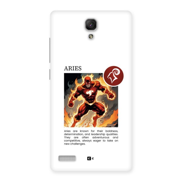 Awesome Aries Back Case for Redmi Note