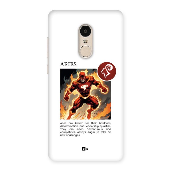 Awesome Aries Back Case for Redmi Note 4