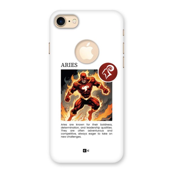 Awesome Aries Back Case for iPhone 8 Logo Cut