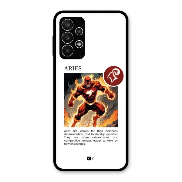 Awesome Aries Glass Back Case for Galaxy A23