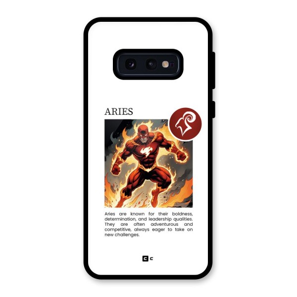 Awesome Aries Glass Back Case for Galaxy S10e