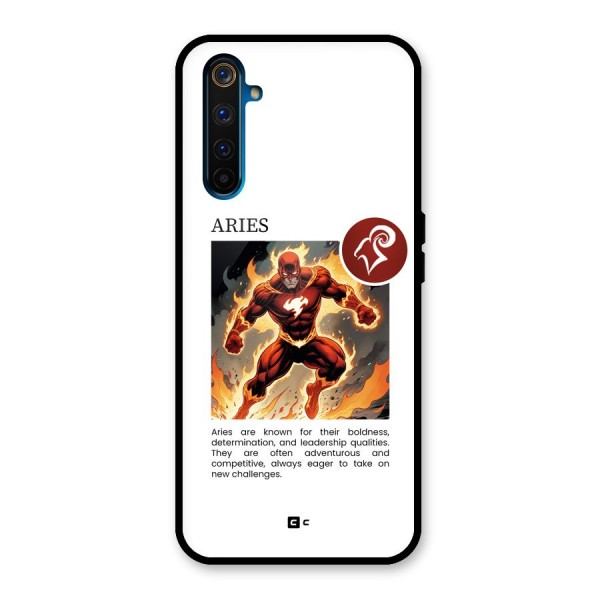 Awesome Aries Glass Back Case for Realme 6 Pro