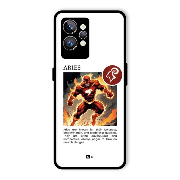 Awesome Aries Glass Back Case for Realme GT2 Pro